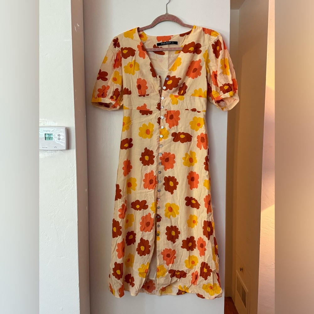 Wild Pony Floral Midi